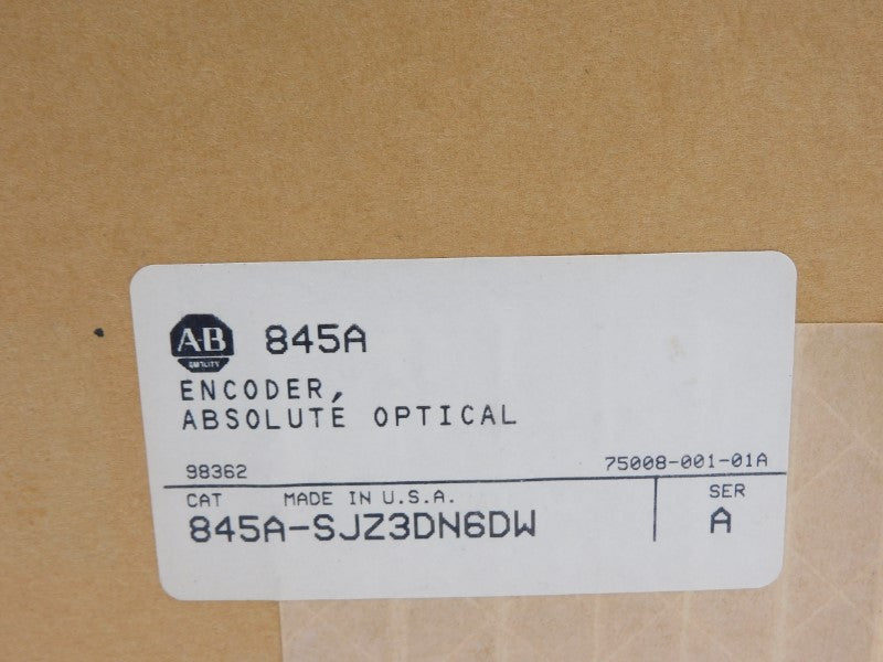 ALLEN BRADLEY 845A-SJZ3DN6DW SER. A (BR/WH) NSMP