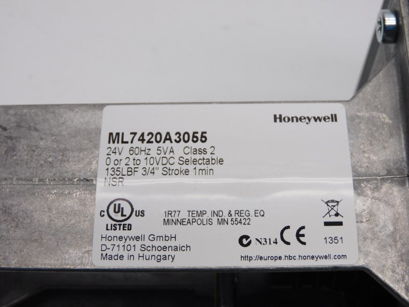HONEYWELL ML7420A3055 24V 3/4" NSMP