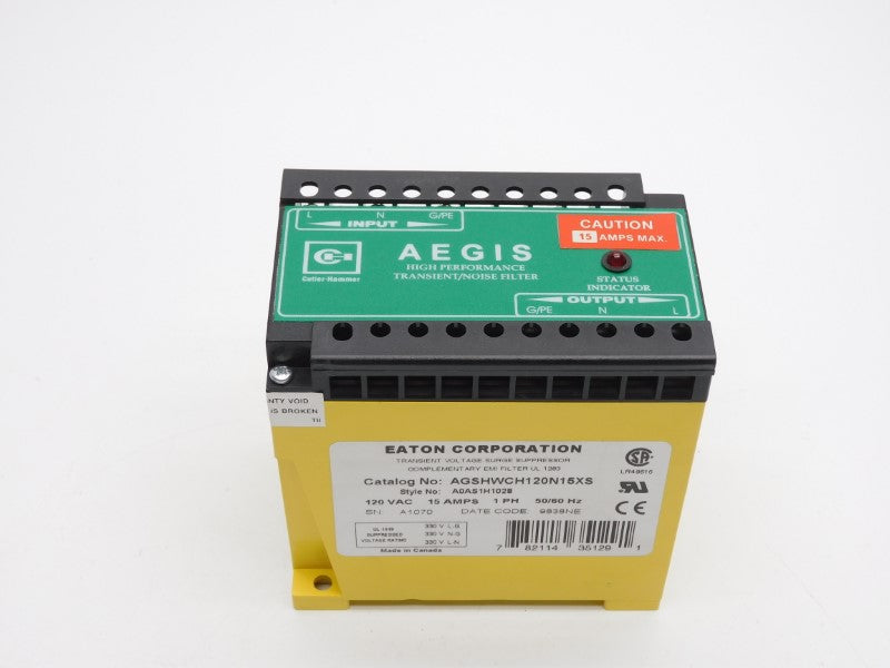 CUTLER HAMMER AGSHWCH120N15XS 120VAC 15A NSMP