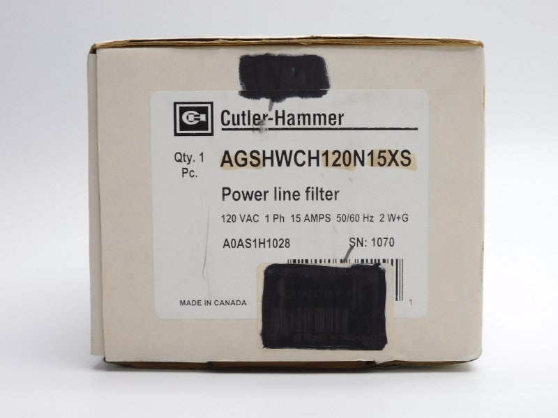 CUTLER HAMMER AGSHWCH120N15XS 120VAC 15A NSMP