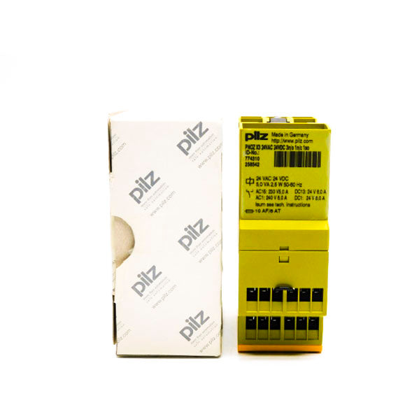 PILZ PNOZX324VAC-24VDC-3N/O-1N/C-1SO 774310 24VAC/DC 8.0A NSMP