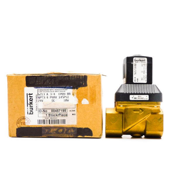 BURKERT 6213A3/4EPDMBR 24VDC 145PSI 3/4" NSMP
