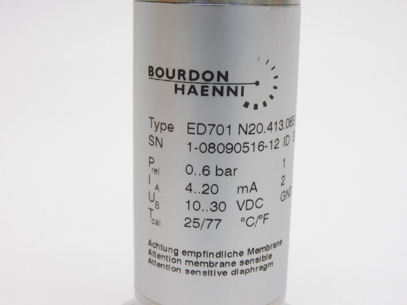 BOURDON HAENNI ED701/N20.413.065.11 ED701-0309 10-30VDC NSMP