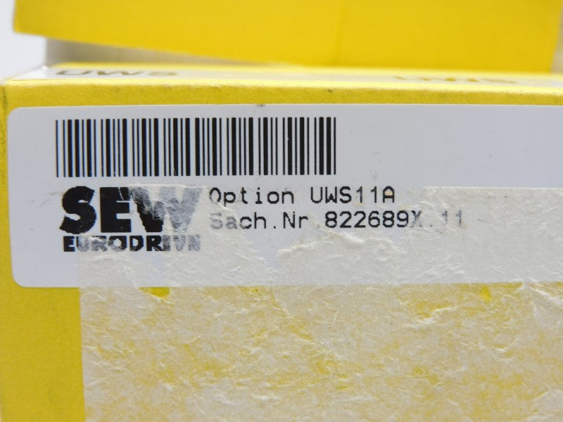 SEW EURODRIVE UWS11A 822689X.11 NSMP