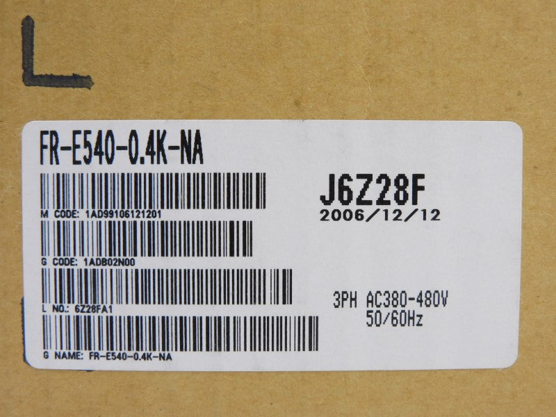 MITSUBISHI FR-E540-0.4K-NA 380-480VAC 2.6A NSMP