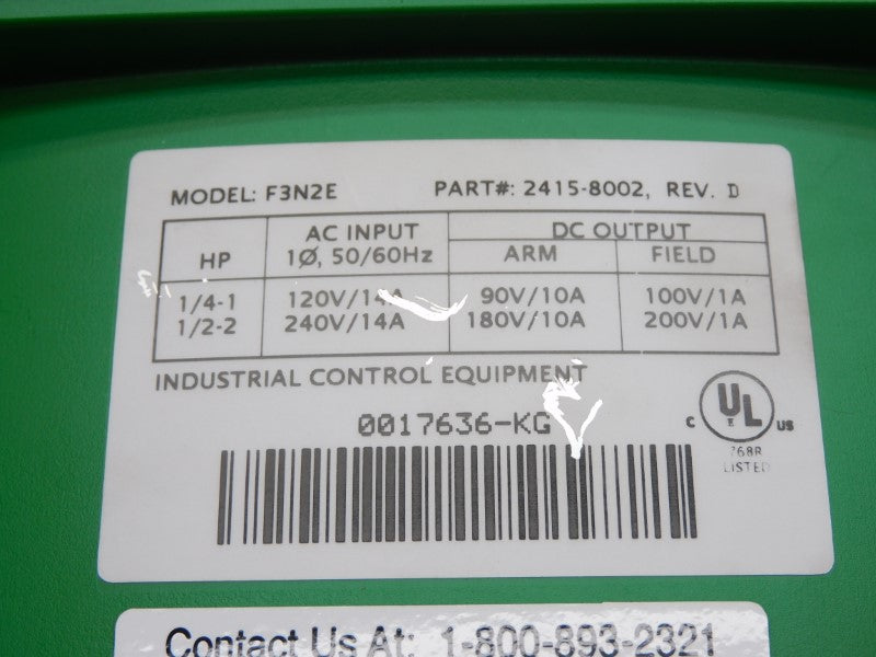 CONTROL TECHNIQUES 2415-8002 F3N2E 240V 14A NSNP