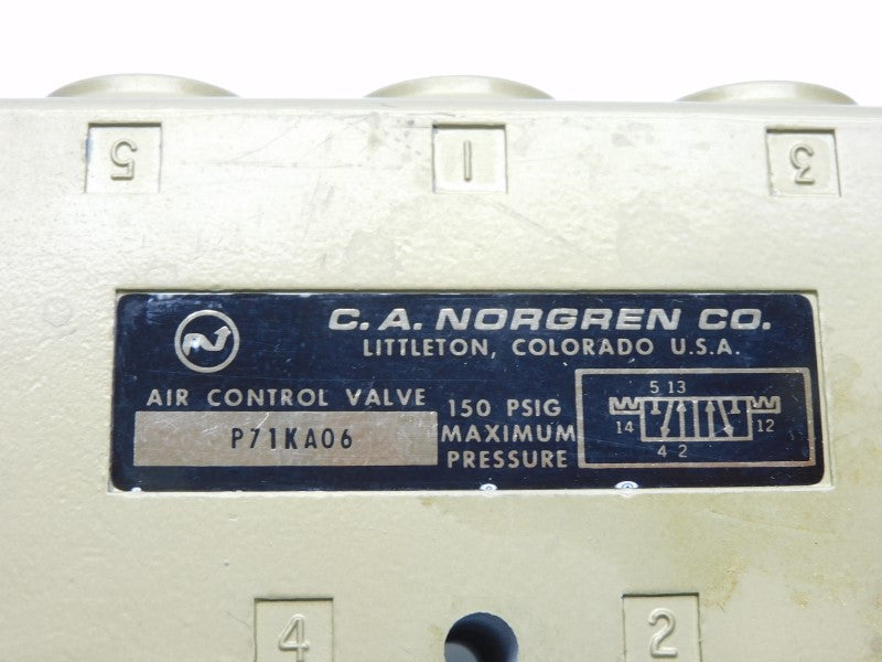 NORGREN P71KA06PA2PA2 150PSI NSMP