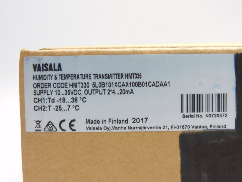 VAISALA HMT3305L0B101XCAX100B01CADAA1 10-35VDC NSMP