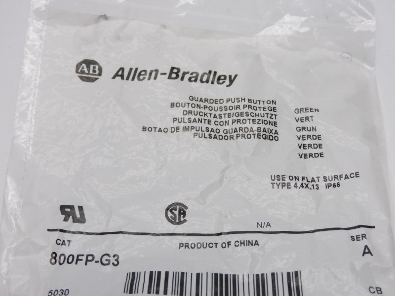 ALLEN BRADLEY 800FP-G3 SER. A NSMP