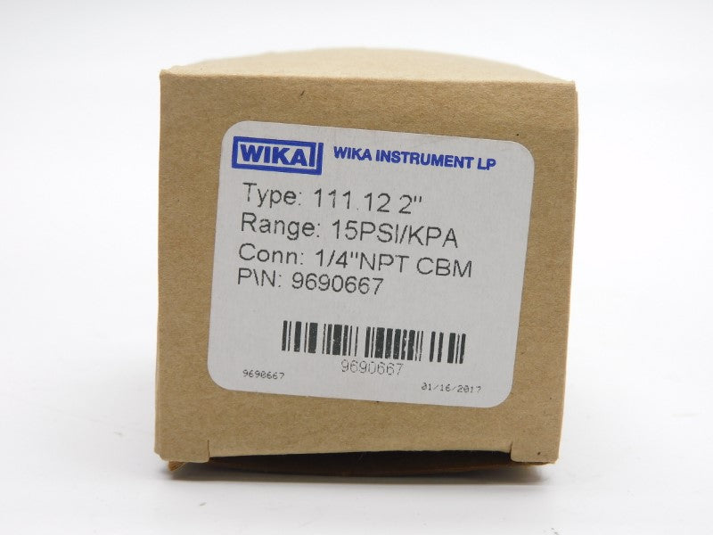 WIKA 9690667 15PSI NSMP