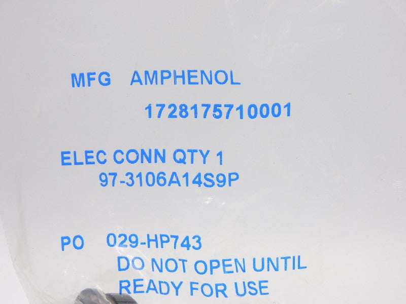 AMPHENOL 1728175710001 97-3106A14S9P NSMP