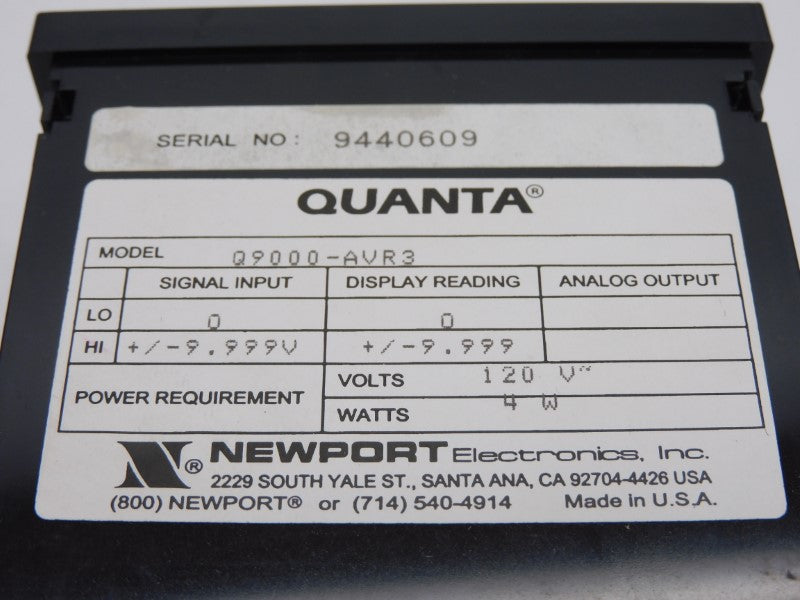NEWPORT Q9000-AVR3 120V NSNP