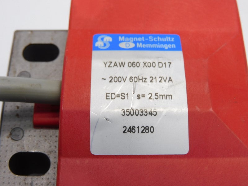 MAGNET-SCHULTZ MEMMINGEN YZAW060X00D17 200V NSNP