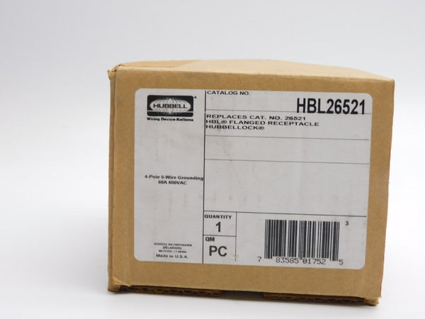 HUBBELL HBL26521 600VAC 60A NSMP
