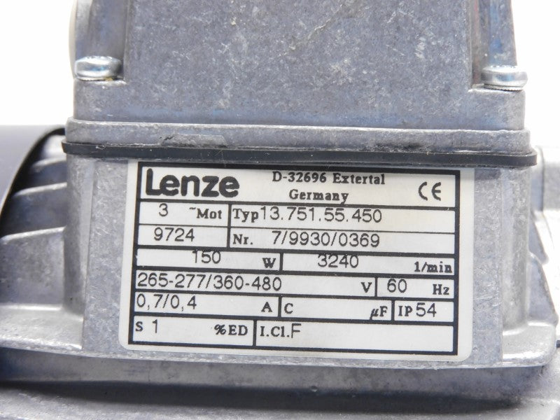 LENZE 13.751.55.450 7/9930/0369 360-480V 0.7/0.4A NSNP