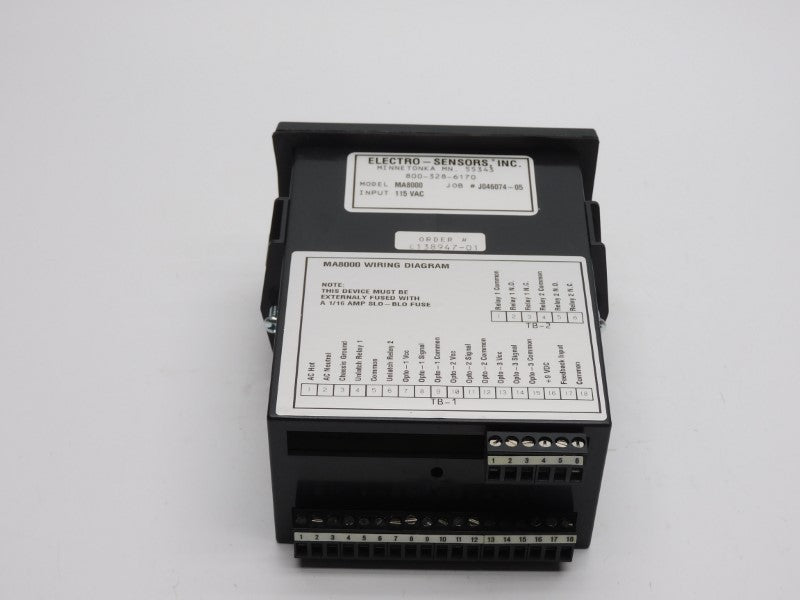 ELECTRO-SENSORS MA8000 115VAC NSNP