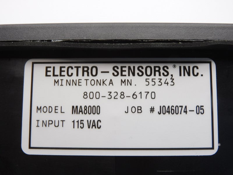 ELECTRO-SENSORS MA8000 115VAC NSNP