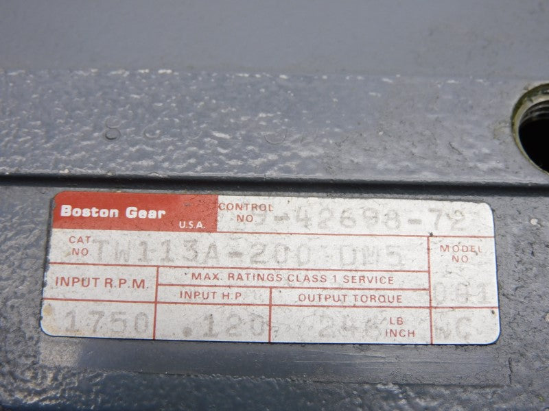 BOSTON GEAR TW113A-200-DM5 UNMP