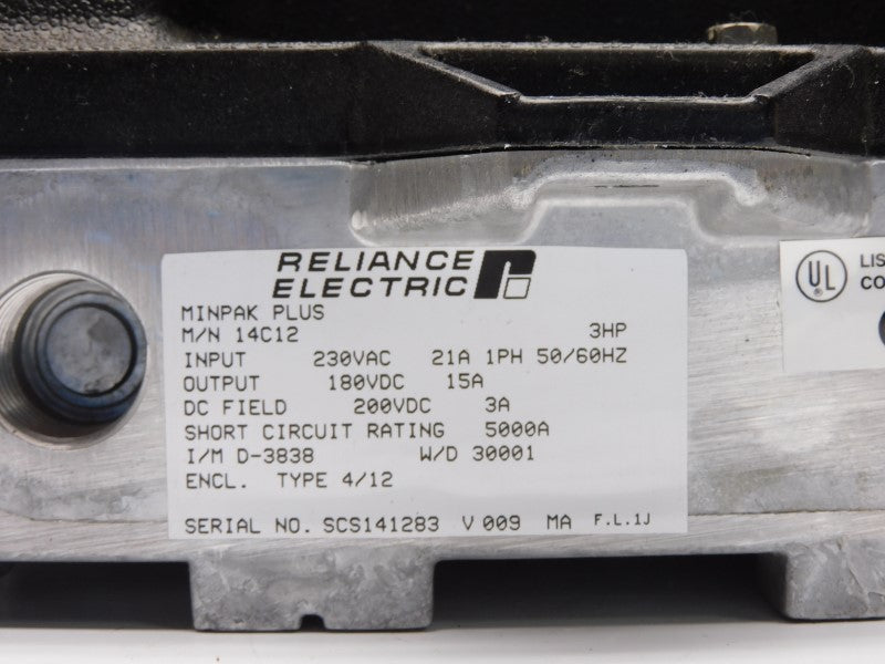 RELIANCE ELECTRIC 14C12 230VAC 21A NSNP