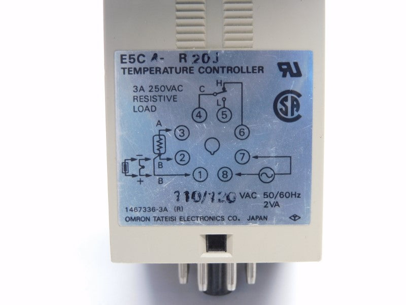 OMRON E5C4-R20J 110/120VAC 3A NSNP