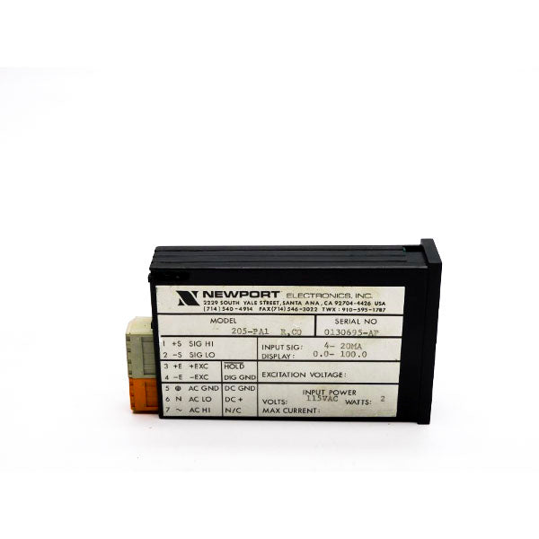 NEWPORT ELECTRONICS 205-PA1R.C0 115VAC UNMP