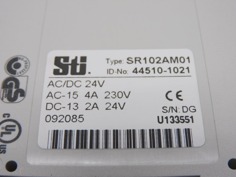 STI SR102AM01 44510-1021 24VDC/AC 4A NSMP