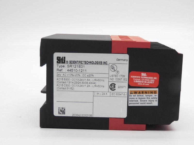 STI 44510-1211 SR121E01 24VAC/DC 24A NSMP