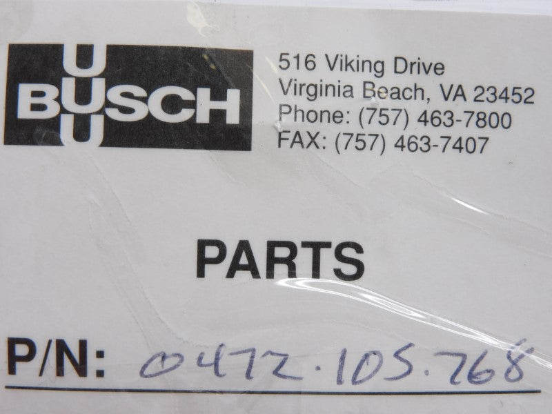 BUSCH 0472.105.768 NSNP