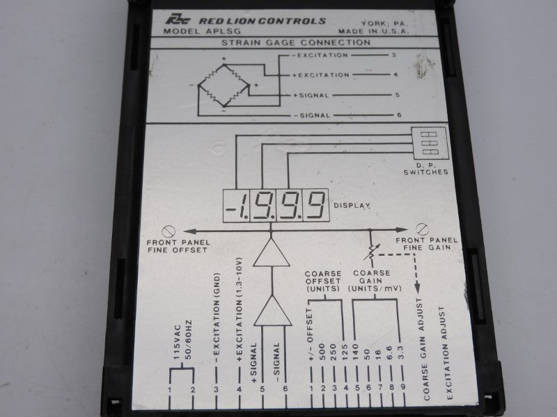 RED LION CONTROLS APLSG400 115VAC UNMP