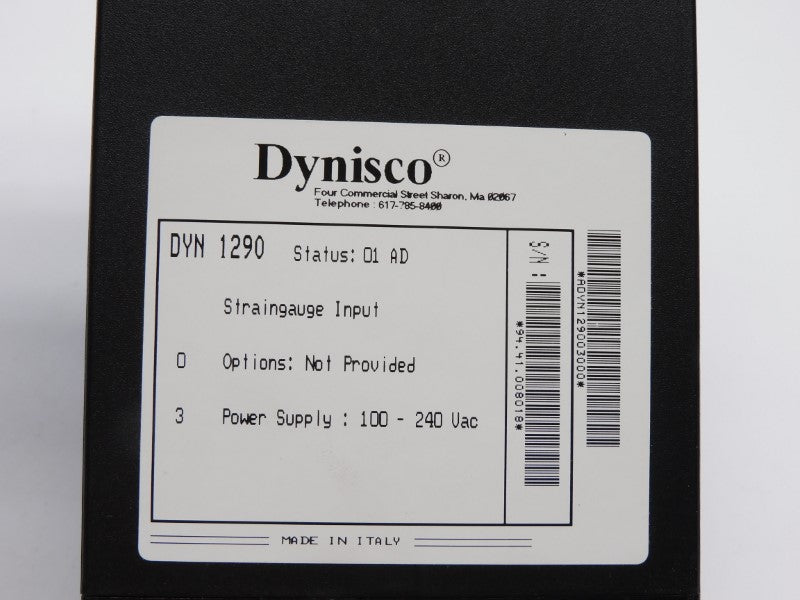 DYNISCO 1290.0.3.000 100-240VAC (AS PICTURED) NSMP