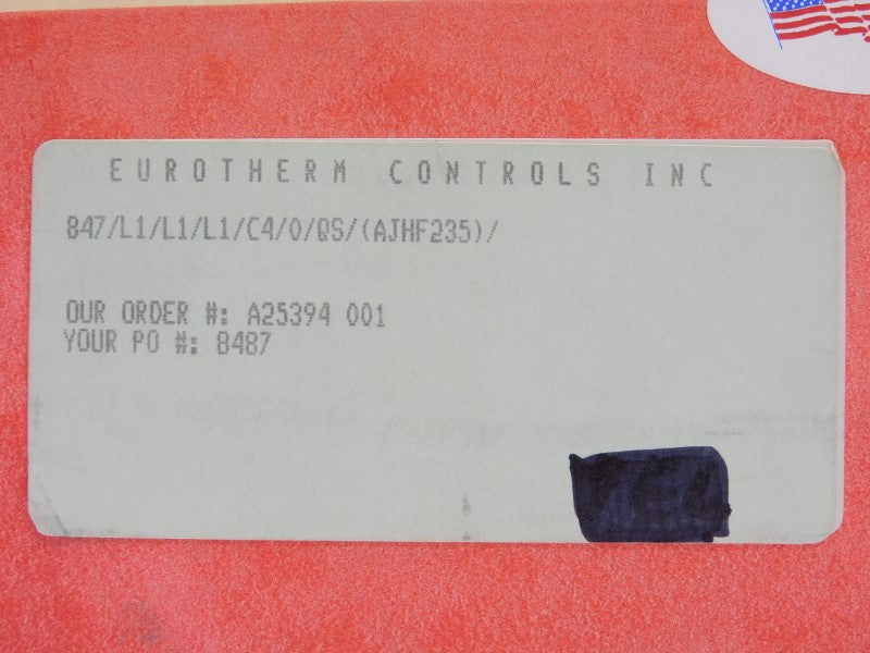 EUROTHERM CONTROLS 847/L1/L1/L1/C4/0/QS/(AJHF235)/ NSMP