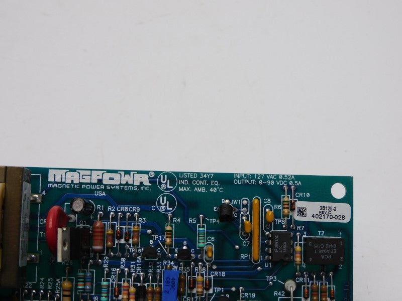 MAGPOWR 3B125-2 REV. C 127VAC 0.52A NSNP