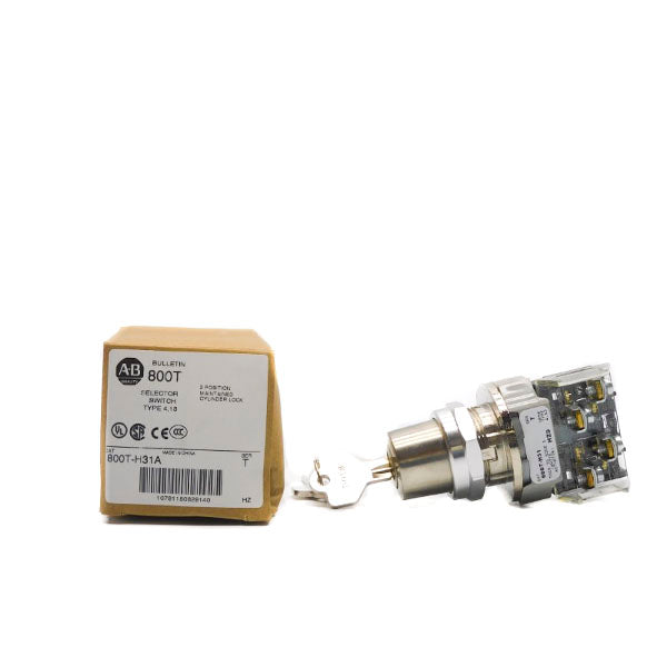 ALLEN BRADLEY 800T-H31A SER. T (BR/WH) NSMP