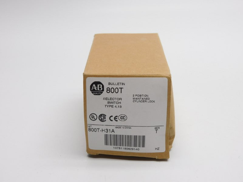 ALLEN BRADLEY 800T-H31A SER. T (BR/WH) NSMP