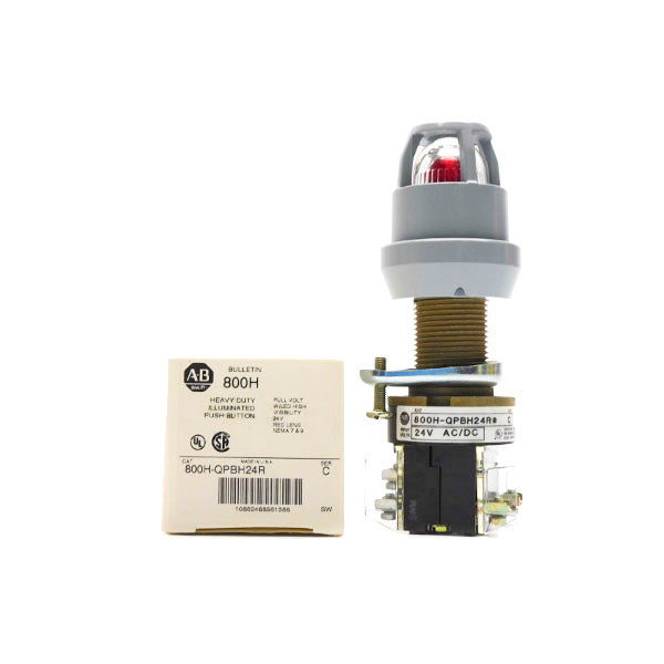 ALLEN BRADLEY 800H-QPBH24R SER. C 24V (WH) NSMP