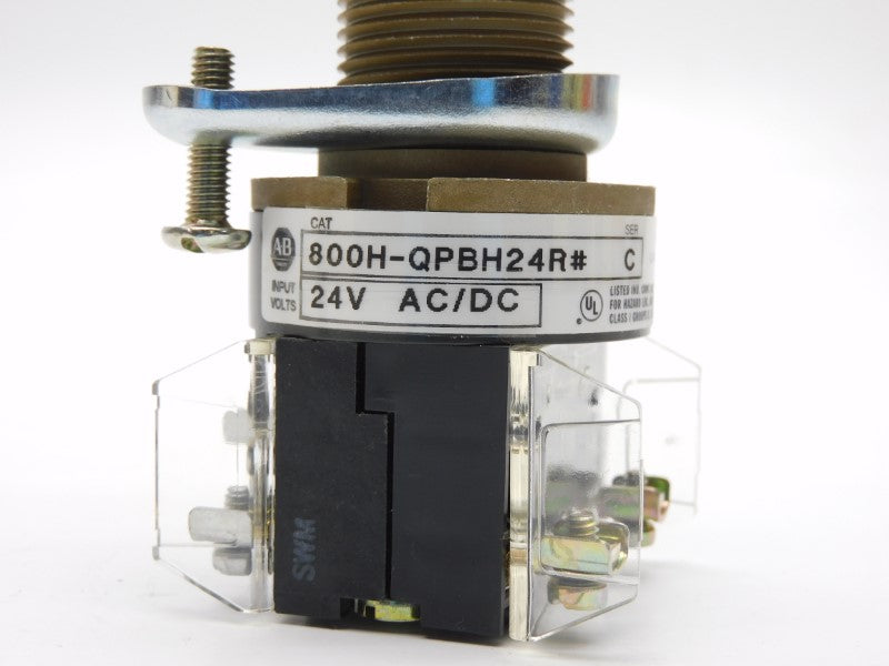 ALLEN BRADLEY 800H-QPBH24R SER. C 24V (WH) NSMP
