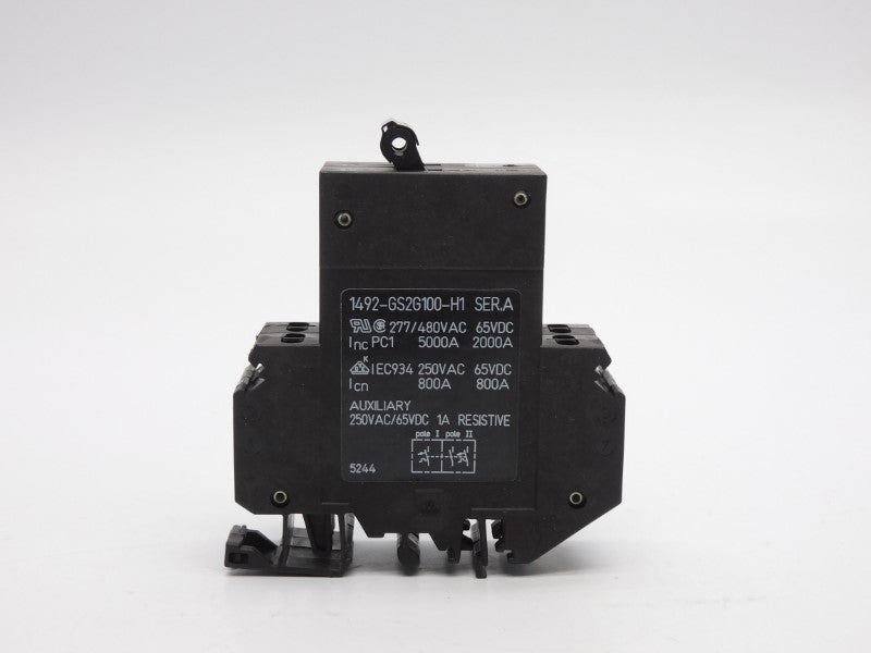 ALLEN BRADLEY 1492-GS2G100-H1 SER. A 277/480VAC 5000A (GY/BL) NSMP