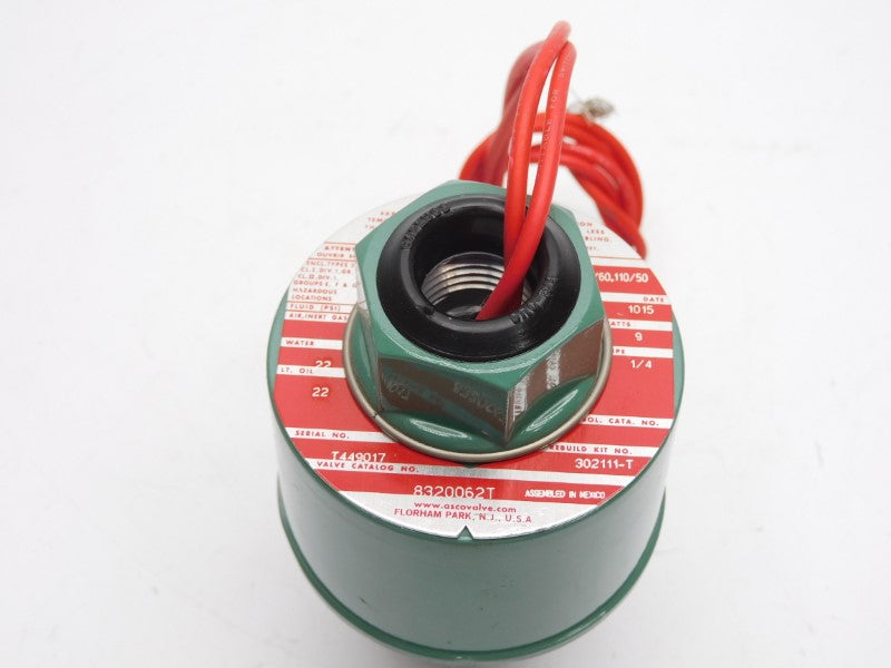ASCO 8320062T 110/120V 22PSI 1/4" NSNP