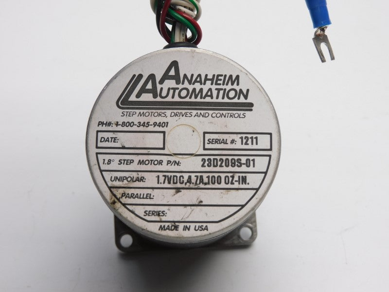ANAHEIM AUTOMATION 23D209S-01 1.7VDC 4.7A UNMP