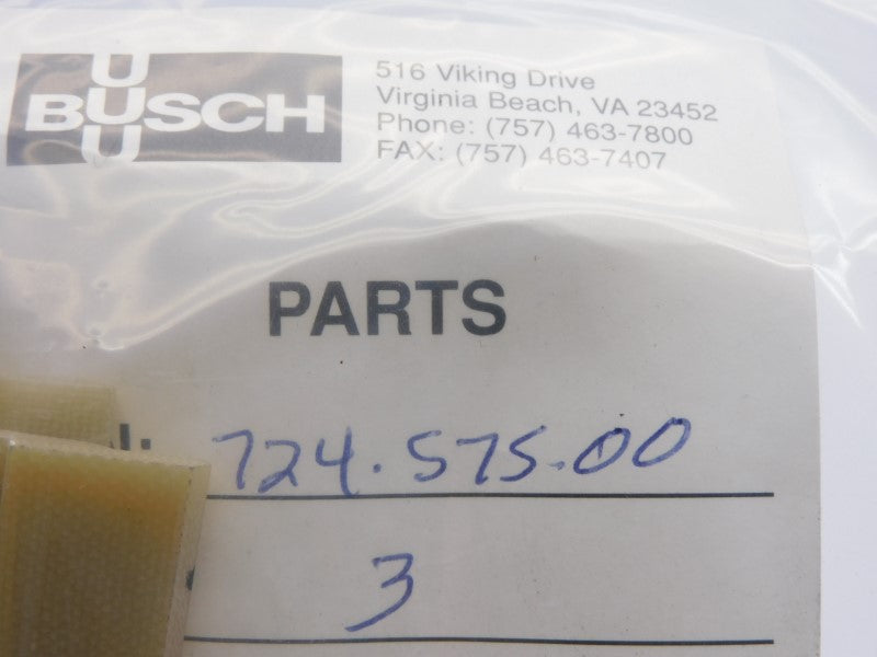 BUSCH 724.575.00 (PKG OF 3) NSMP