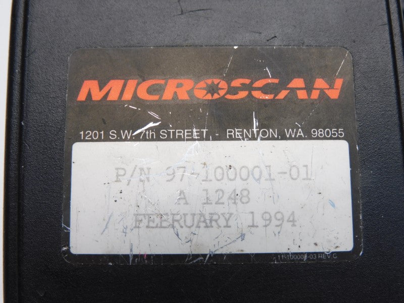 MICROSCAN 97-100001-01 115VAC .86A (AS PICTURED) UNMP