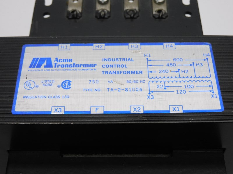 ACME TA-2-81006 600V NSNP
