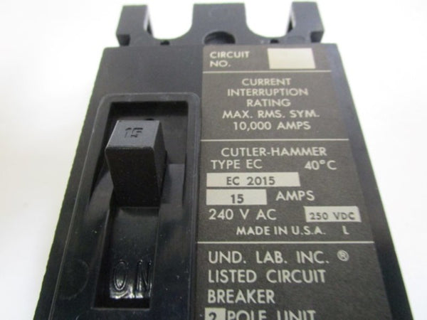 CUTLER-HAMMER CIRCUIT BREAKER EC2015  NSMP