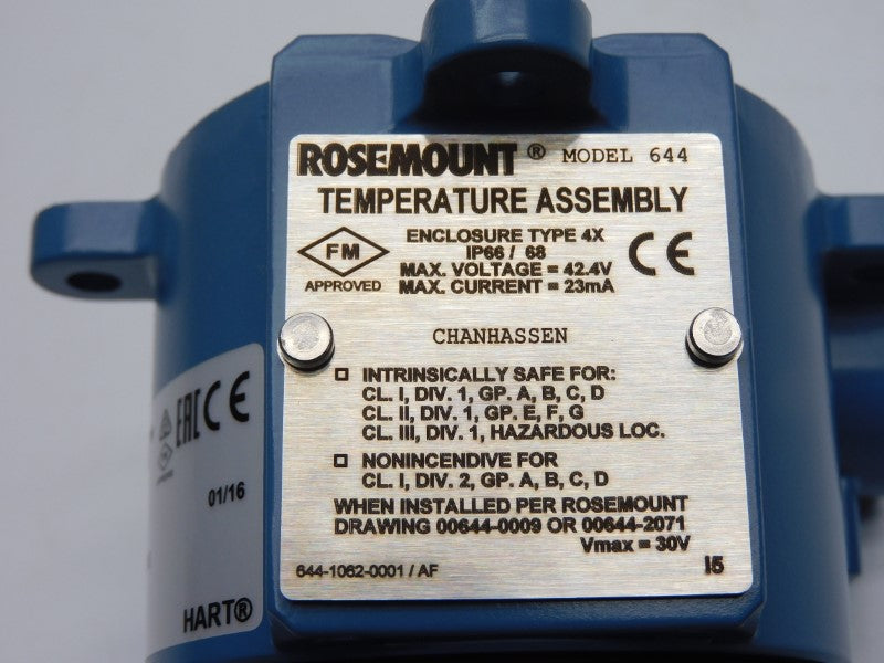ROSEMOUNT 644HAI5J6F6Q4  42.4V NSNP
