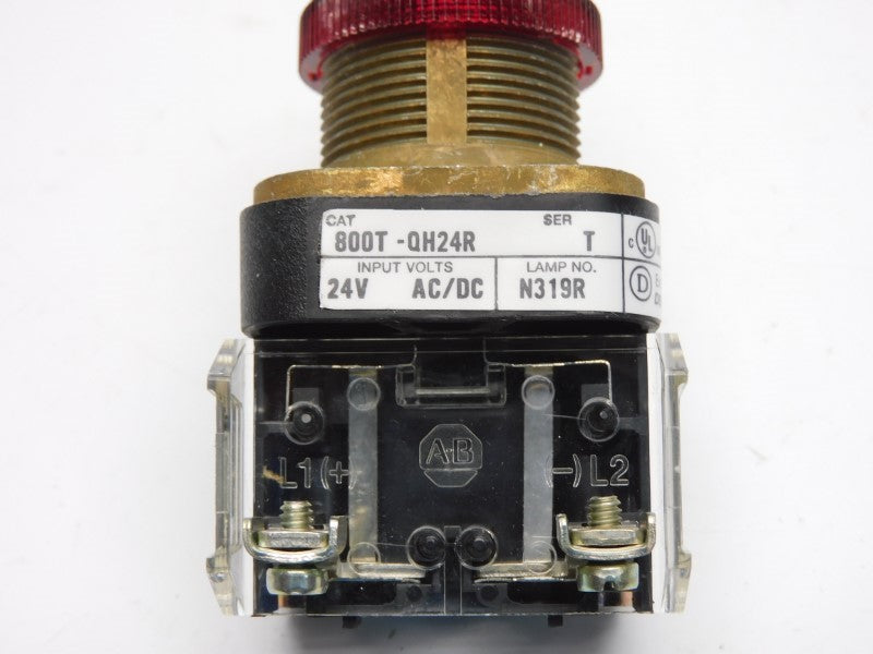 ALLEN BRADLEY 800T-QH24R SER. T 24VAC/DC NSNP