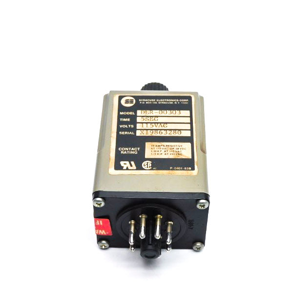 SYRACUSE ELECTRONICS DLR-00303 115VAC 10A 5S UNMP