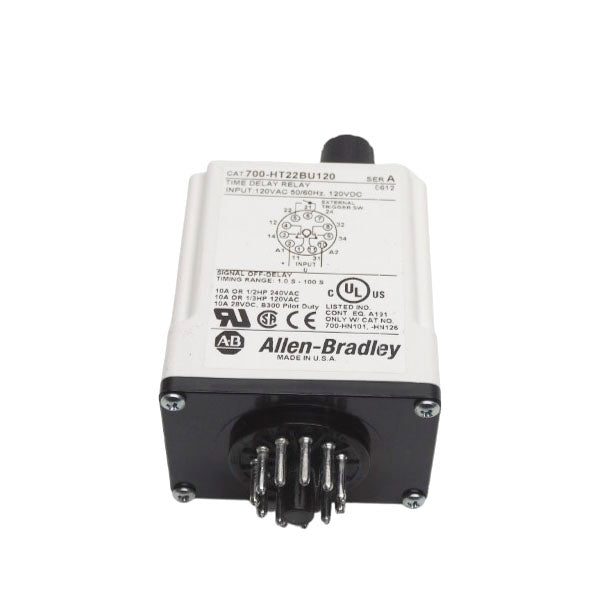 ALLEN BRADLEY 700-HT22BU120 SER. A 120VAC/DC 10A 1.0-100S UNMP