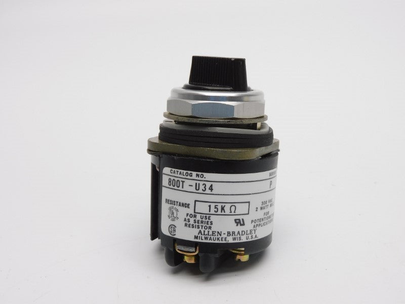 ALLEN BRADLEY 800T-U34 SER. P 300VAC NSNP