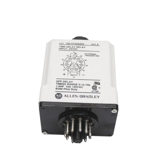 ALLEN BRADLEY 700-HT22AZ24 SER. A 24VDC 10A 0.1-10S UNMP