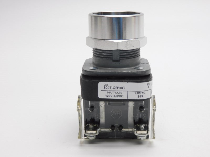 ALLEN BRADLEY 800T- QB10G SER. T 120VAC/DC (NO LENS) NSNP
